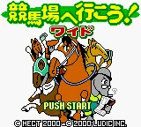 Keibajou e Ikou! Wide (Japan) (GB Compatible) title screen