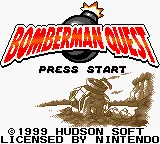 Bomberman Quest (Europe) (En,Fr,De) (SGB Enhanced) (GB Compatible) title screen