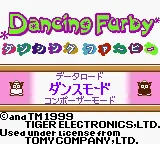 Dancing Furby (Japan) (GB Compatible) title screen