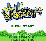 Lil' Monster (USA) (SGB Enhanced) (GB Compatible) title screen