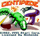 Centipede (Europe) (En,Fr,De,Es,It,Nl) (GB Compatible) title screen
