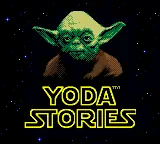 Star Wars - Yoda Stories (USA, Europe) (GB Compatible) title screen