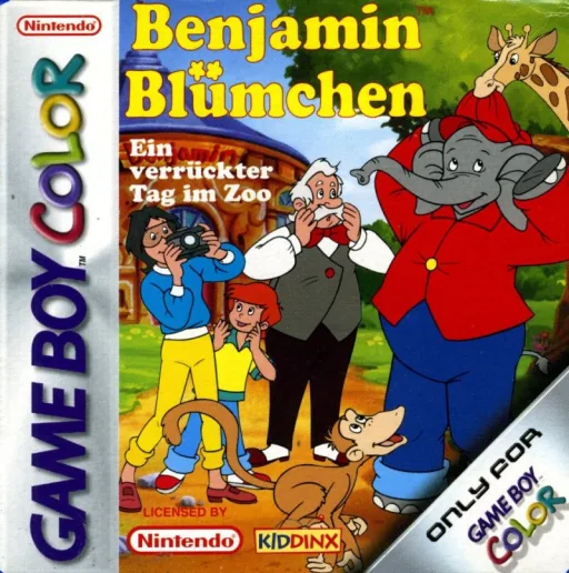 Benjamin Bluemchen - Ein verrueckter Tag im Zoo cover art for Nintendo Game Boy Color
