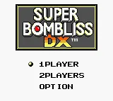 Super Bombliss DX (Japan) (En) (SGB Enhanced) (GB Compatible) title screen