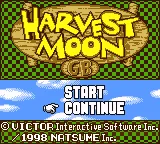 Harvest Moon GB (Europe) (SGB Enhanced) (GB Compatible) title screen