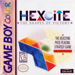Hexcite - The Shapes of Victory (USA, Europe) (SGB Enhanced) (GB Compatible) cover art for Nintendo Game Boy Color