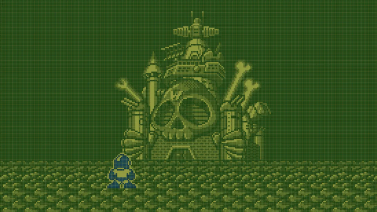 Backdrop artwork for Mega Man: Dr. Wily's Revenge