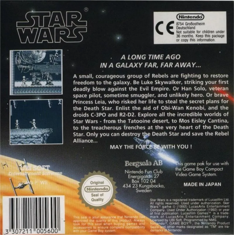 Star Wars box back