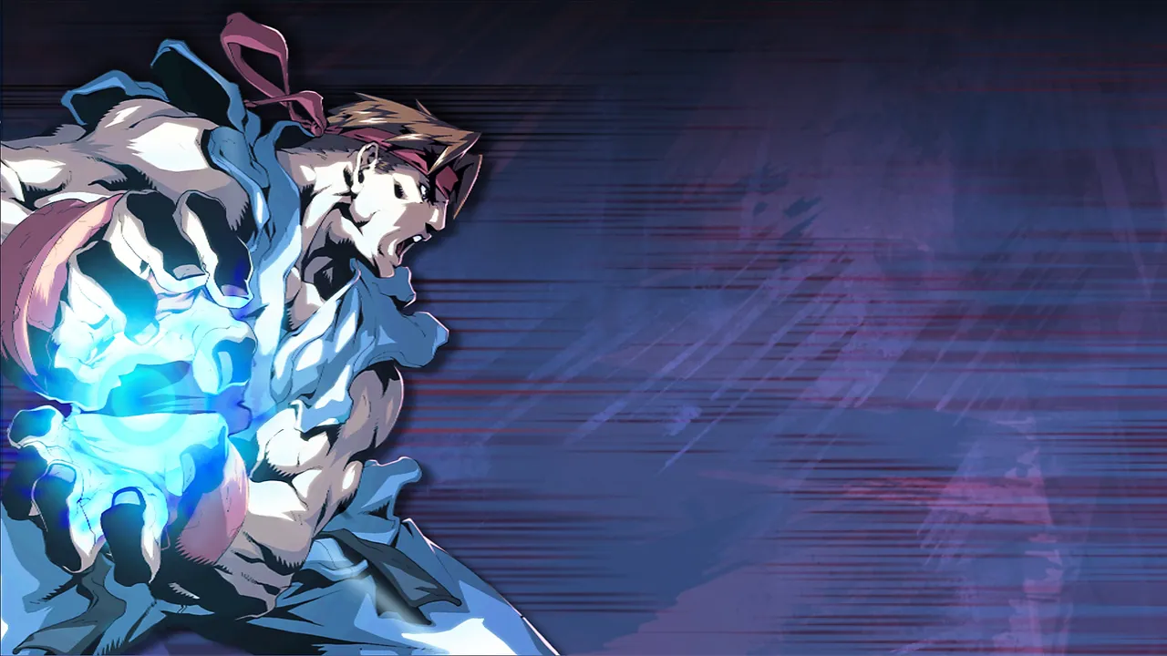 Backdrop artwork for Street Fighter II: The World Warrior