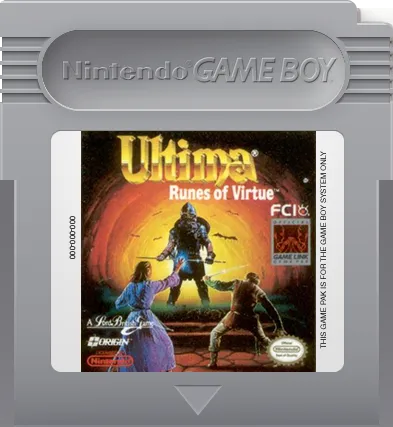 Ultima: Runes of Virtue cart