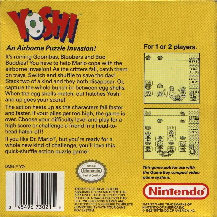 Yoshi box back