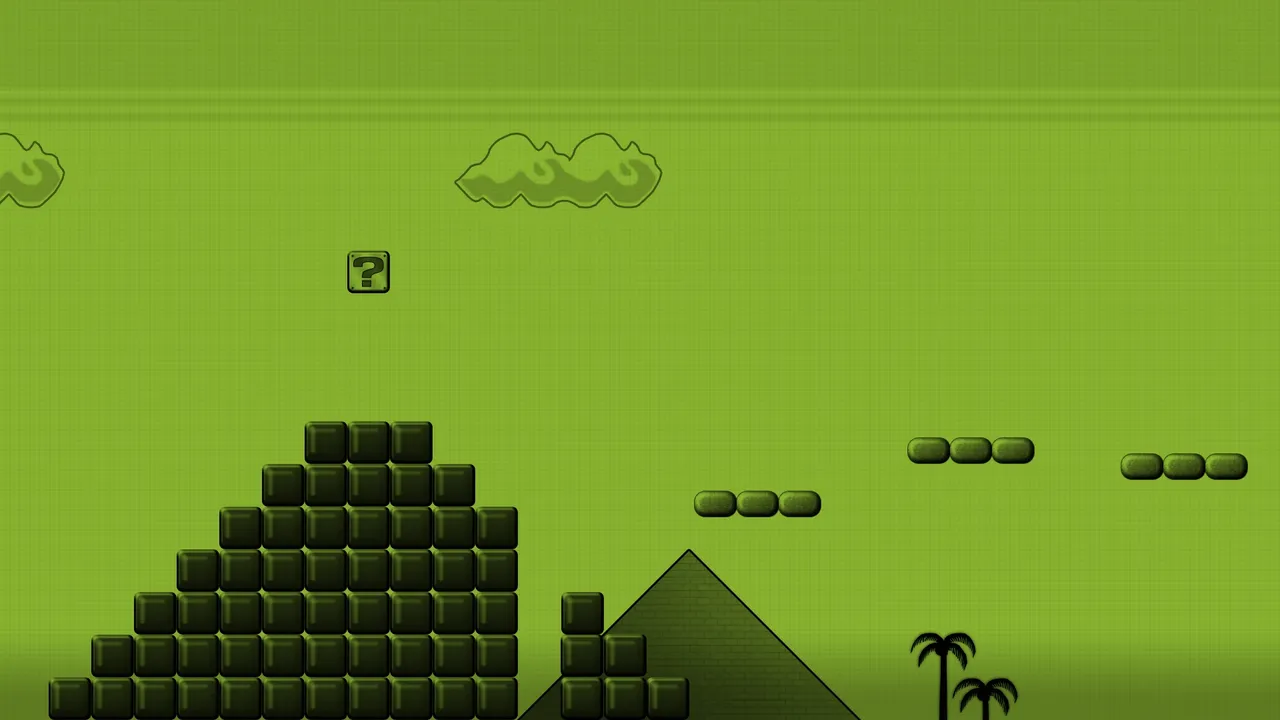Backdrop artwork for Super Mario Land