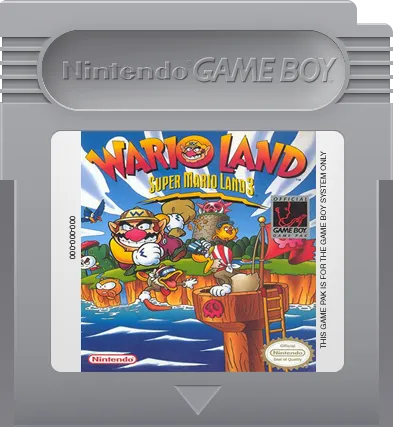 Wario Land: Super Mario Land 3 cart
