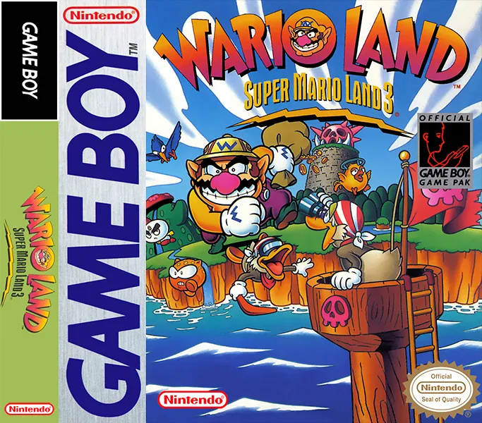 Wario Land: Super Mario Land 3 box art