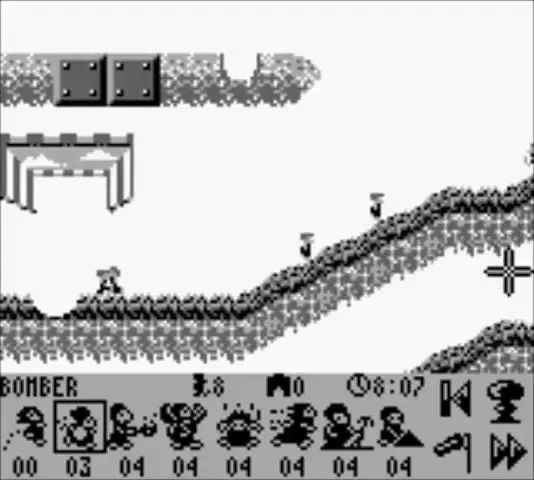 Backdrop artwork for Lemmings 2: The Tribes