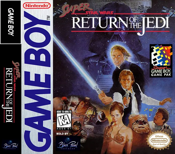 Super Star Wars: Return of the Jedi cover art for Nintendo Game Boy