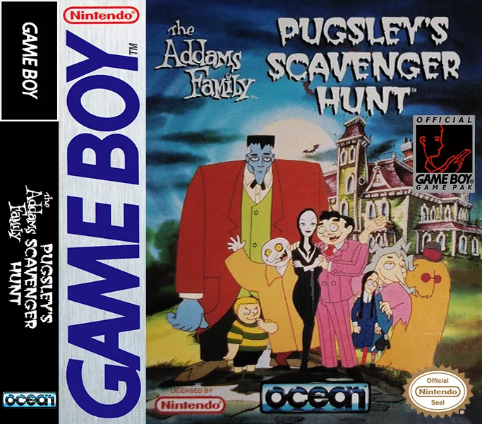 The Addams Family: Pugsley's Scavenger Hunt box art