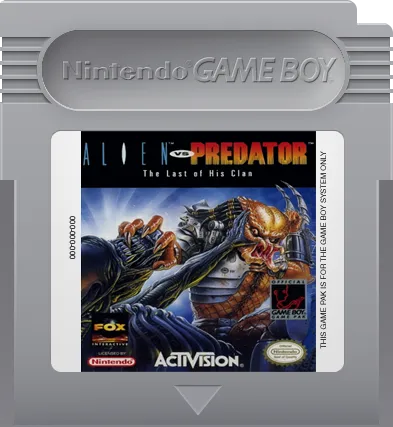 Alien vs. Predator: The Last of His Clan cart