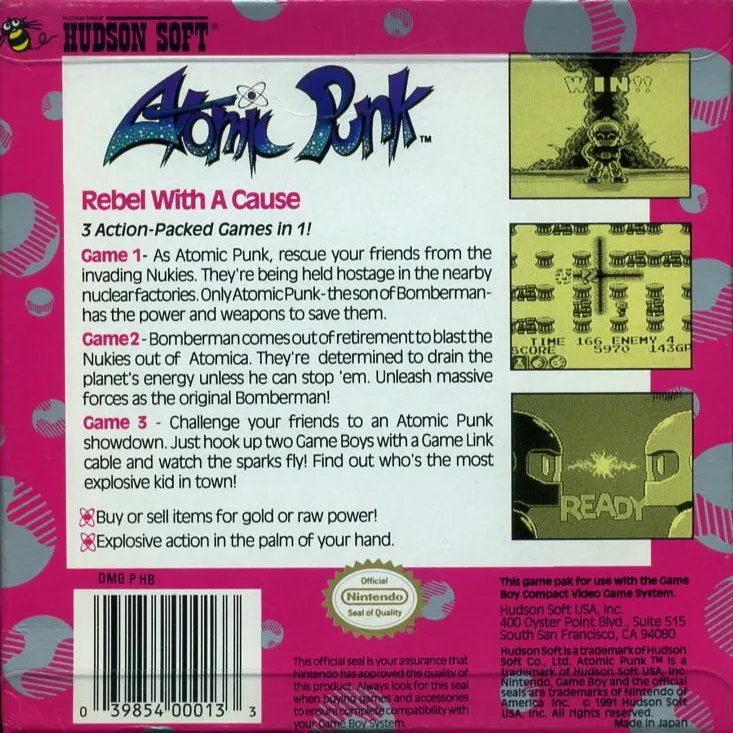 Atomic Punk box back