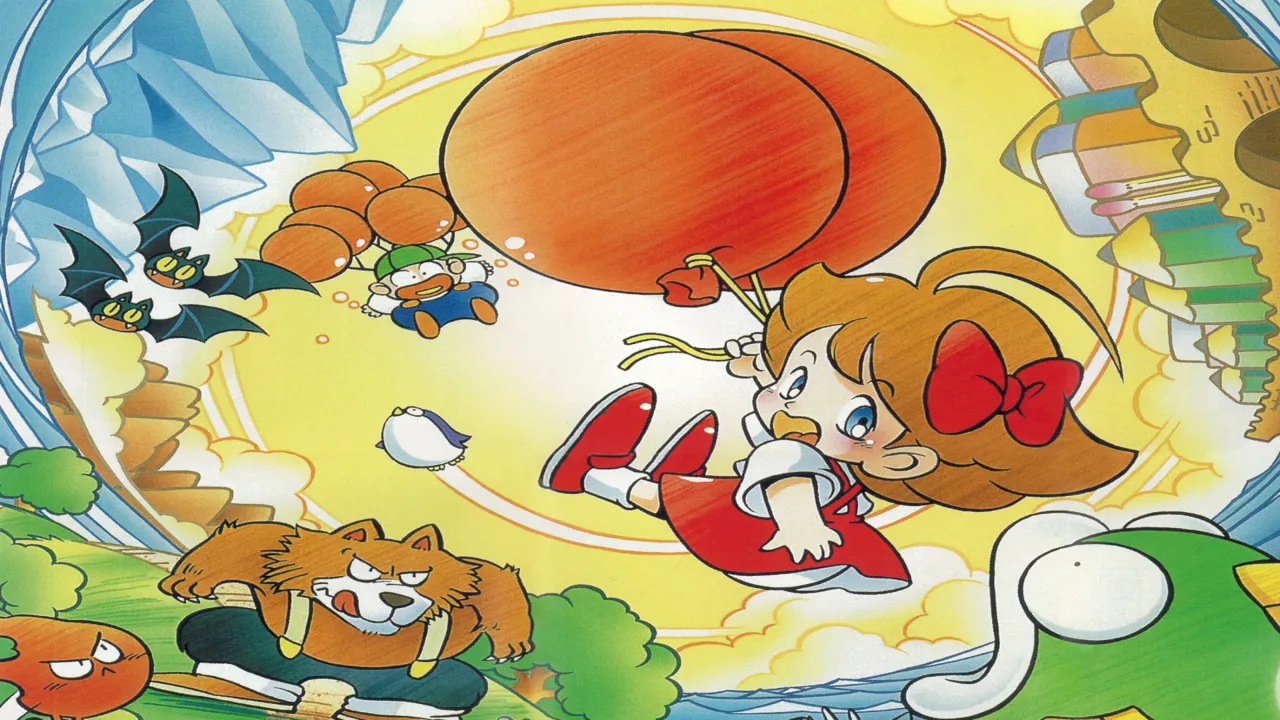 Backdrop artwork for Balloon Kid