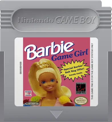Barbie: Game Girl cart
