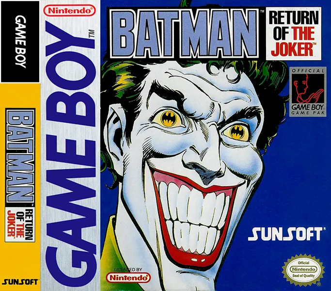 Batman: Return of the Joker cover art for Nintendo Game Boy