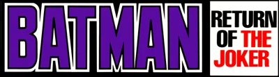 Batman: Return of the Joker logo