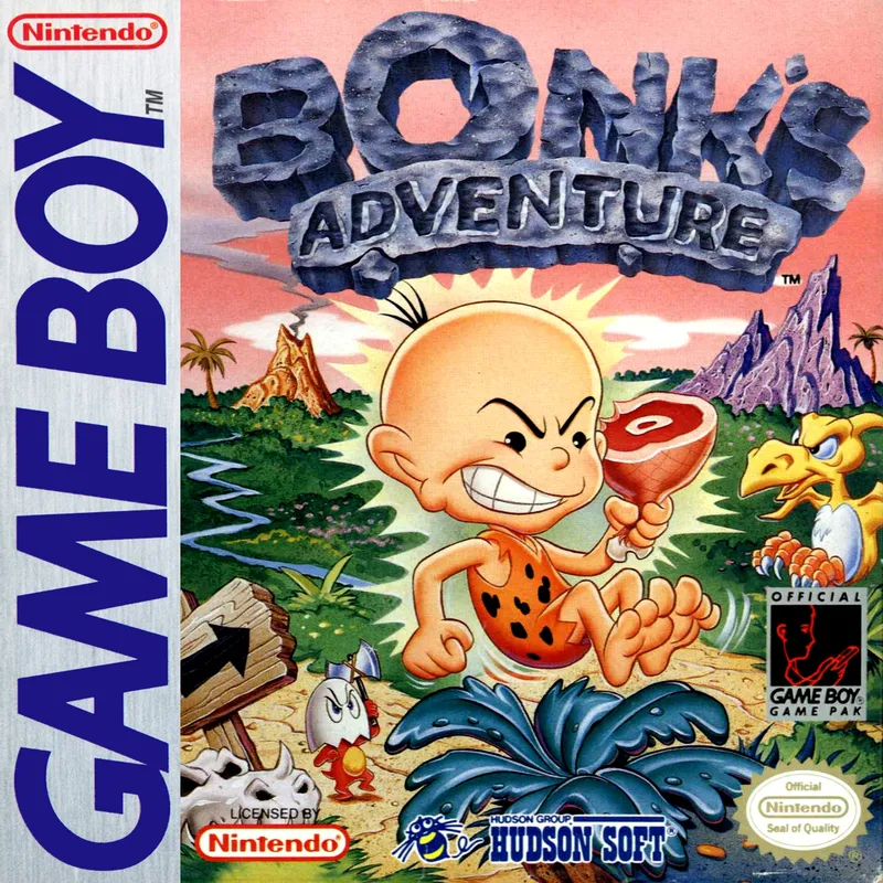 Bonk's Adventure box art