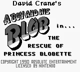 David Crane's The Rescue of Princess Blobette Starring A Boy and his Blob screenshot