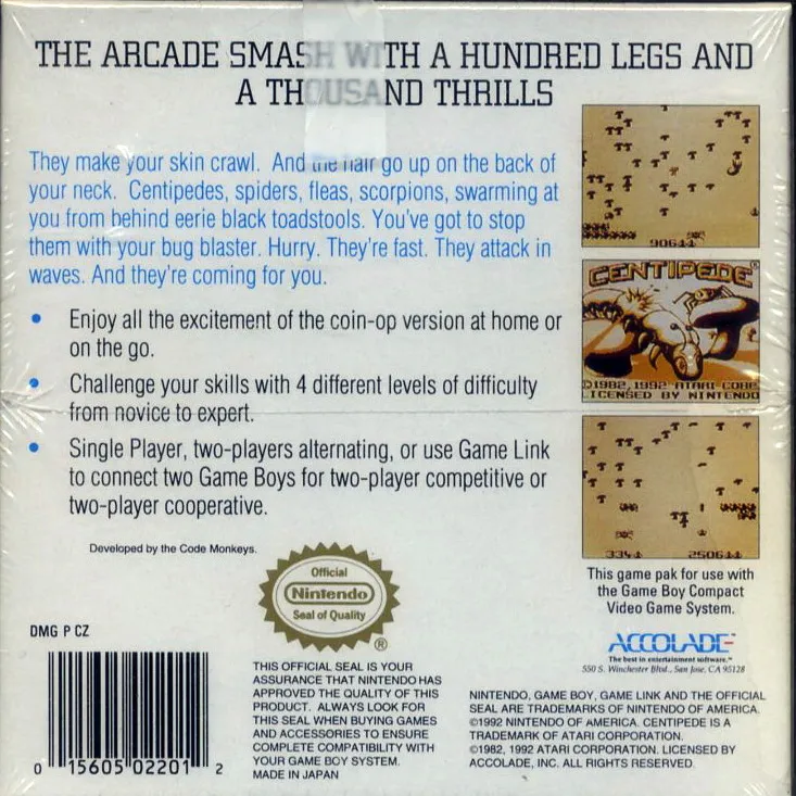 Centipede box back