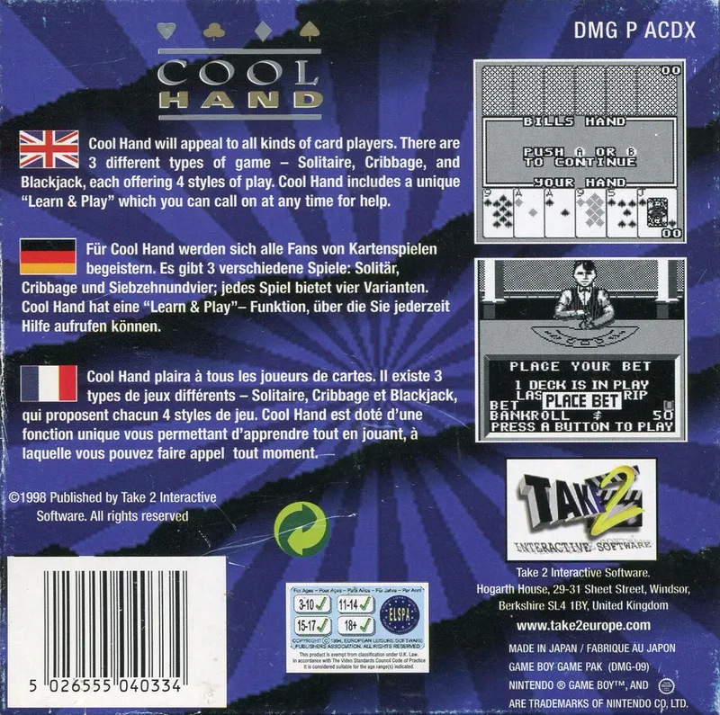 Cool Hand box back