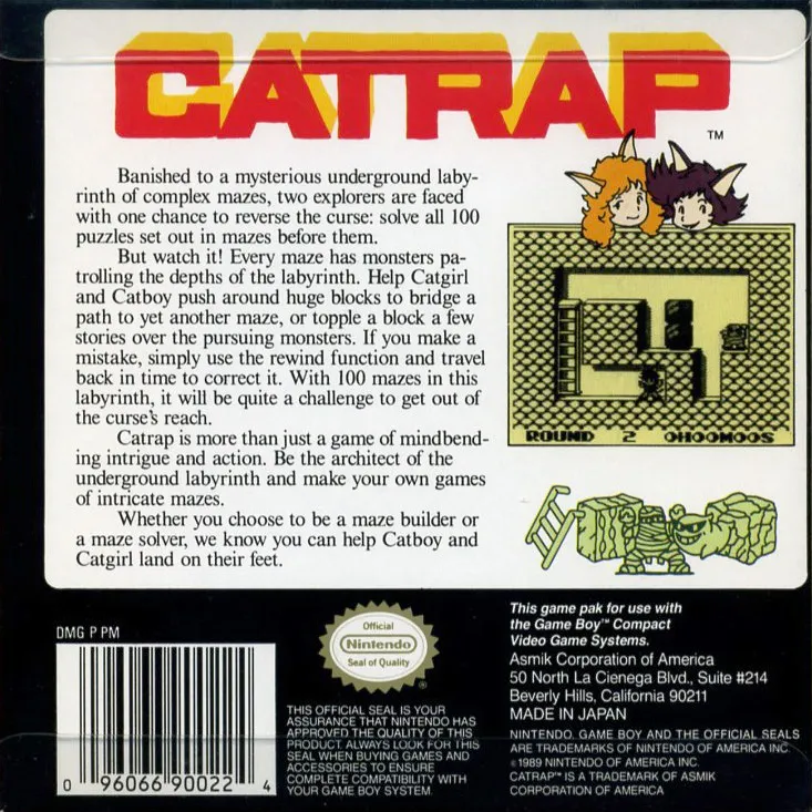 Catrap box back
