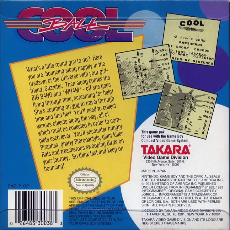 Cool Ball box back