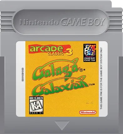 Arcade Classic 3: Galaga/Galaxian cart