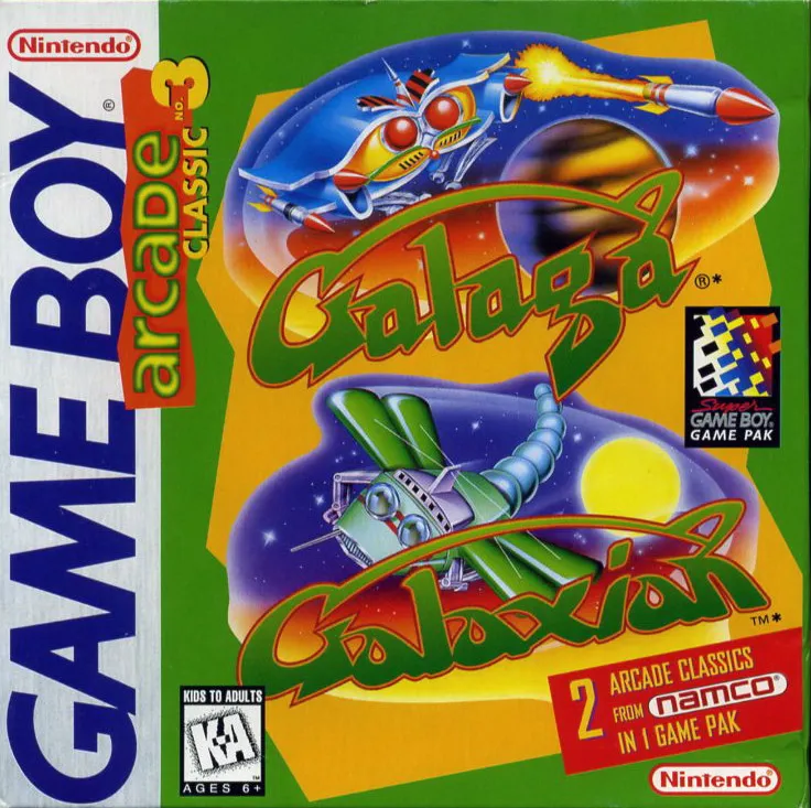 Arcade Classic 3: Galaga/Galaxian box art