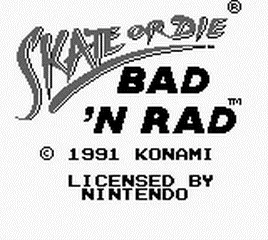 Skate or Die: Bad 'N Rad screenshot