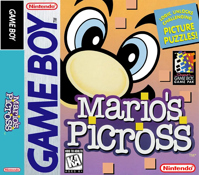 Mario's Picross box art