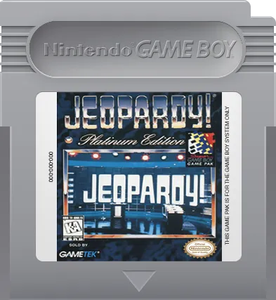 Jeopardy! Platinum Edition cart