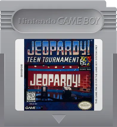 Jeopardy! Teen Tournament cart