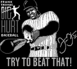 Frank Thomas Big Hurt Baseball screenshot
