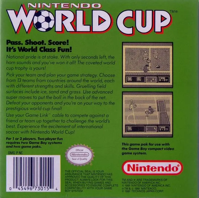 Nintendo World Cup box back