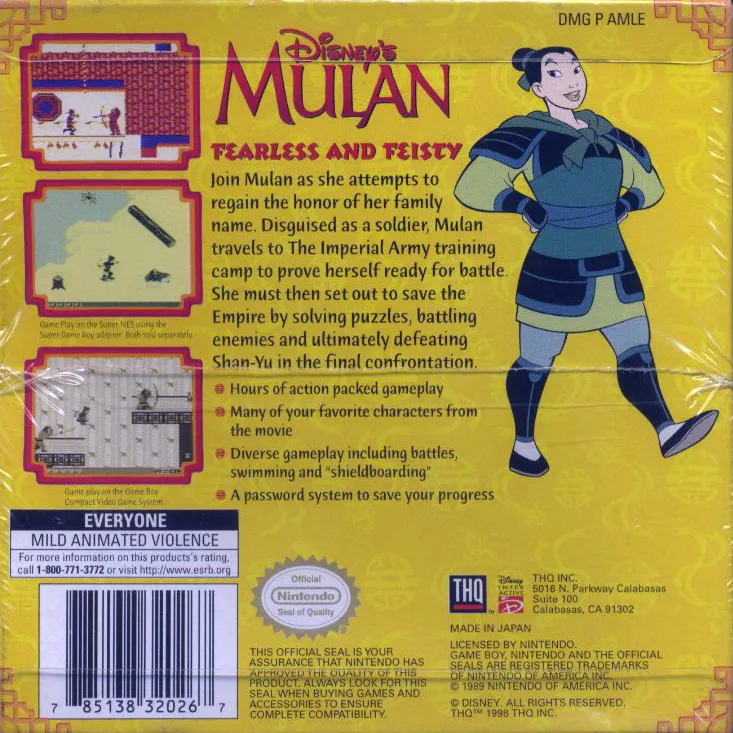 Mulan box back