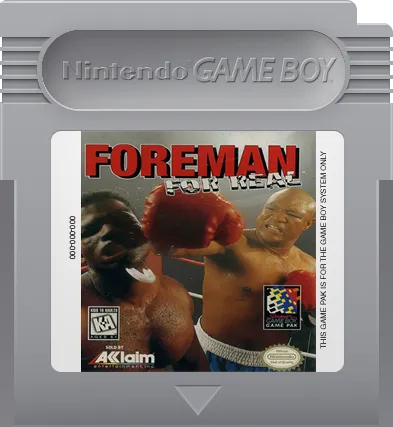 Foreman For Real cart