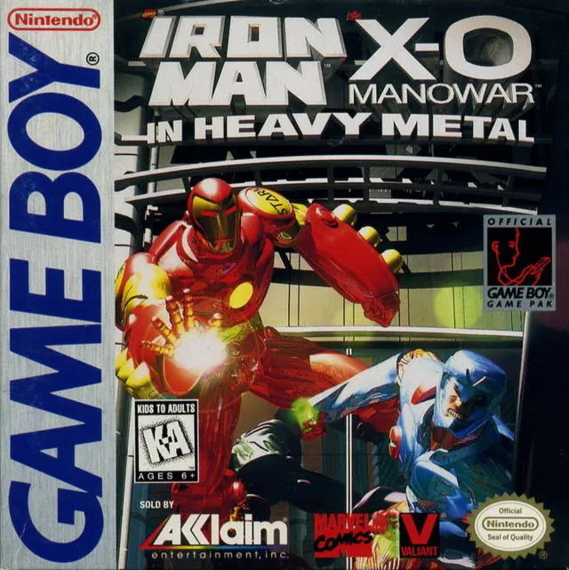 Iron Man / X-O Manowar in Heavy Metal box art