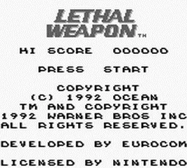 Lethal Weapon screenshot