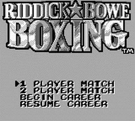 Riddick Bowe Boxing screenshot