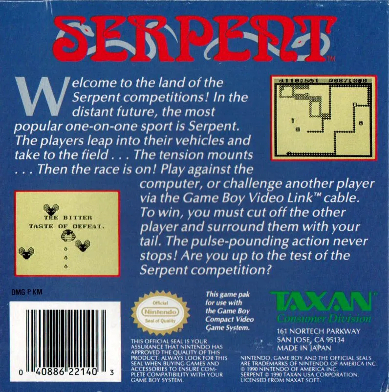 Serpent box back