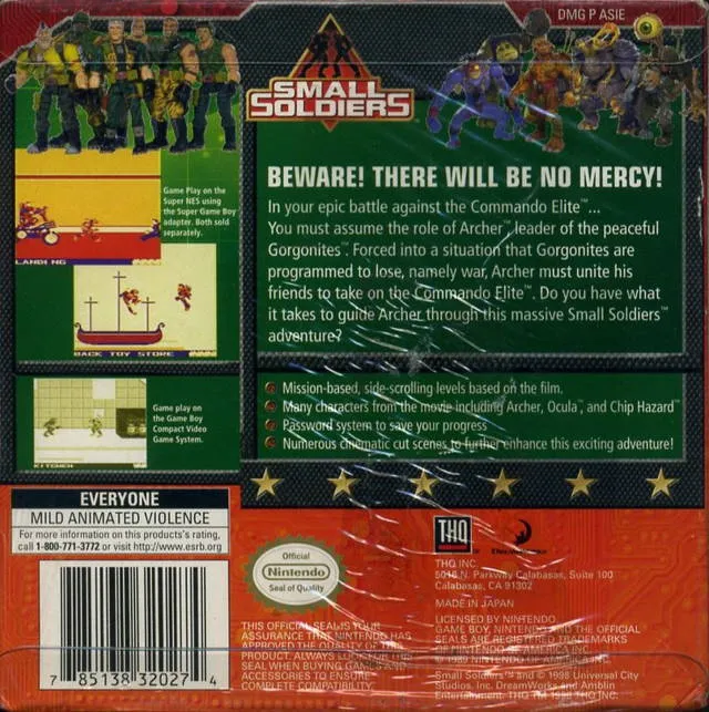 Small Soldiers box back