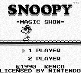 Snoopy's Magic Show screenshot