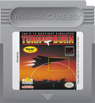 Turn and Burn: The F-14 Dogfight Simulator cart
